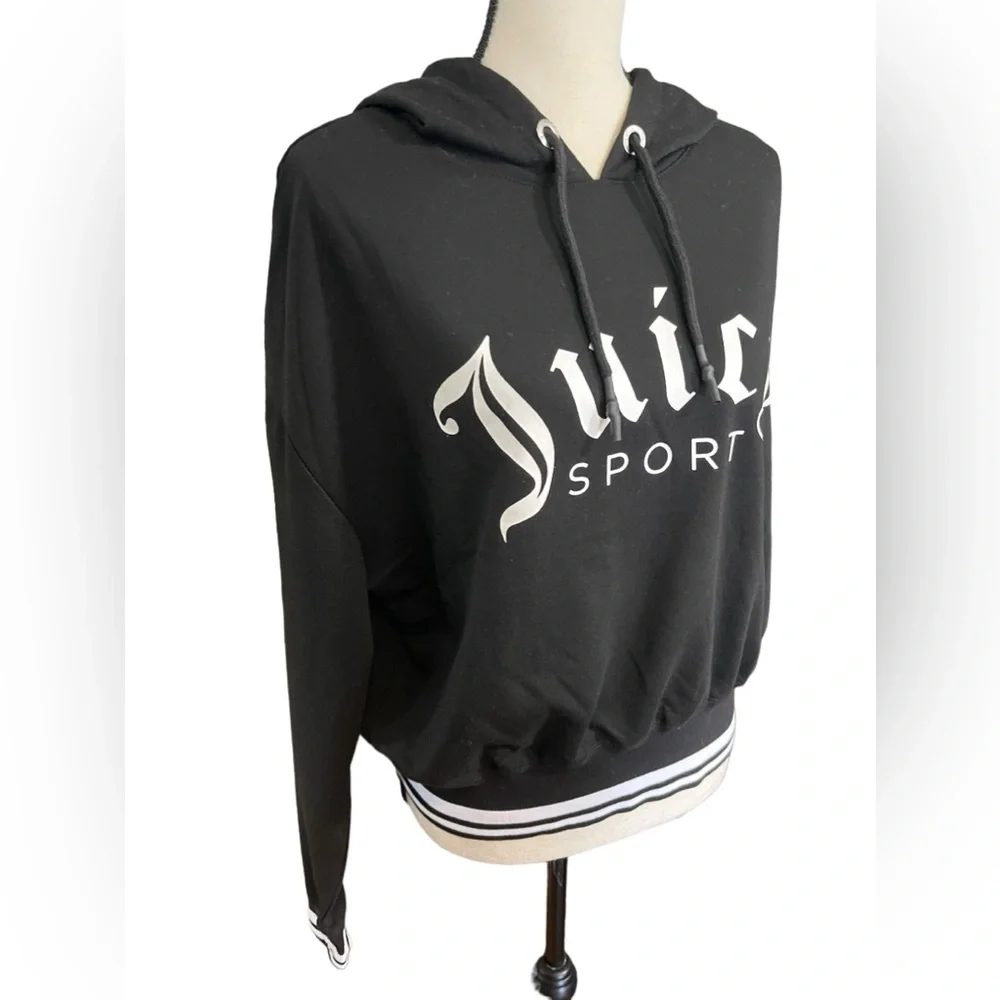 EUC Juicy Couture Logo Hoodie Size L - Picture 4 of 10